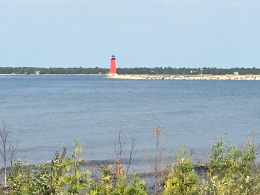 Manistique's red lighthouse